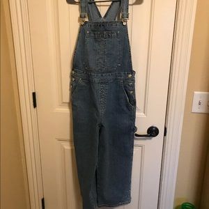 Ethyl Bib Overalls Blue Denim Small Rhinestones